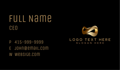 Premium Infinity Loop Business Card Image Preview