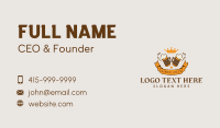 Crown Beer Mugs Business Card Preview