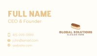 Chocolate Eclair Sweet Pastry Business Card Image Preview