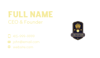 Shuttlecock Varsity League Business Card Design