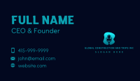 Podcast Mic Silhouette Business Card Image Preview