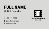 Film Strip Door Business Card Image Preview