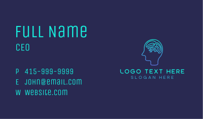 Human Brain Psychology Business Card Image Preview