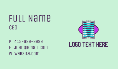 Carpet Beach Pattern Business Card Image Preview