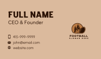Chainsaw Logging Forest Business Card Image Preview