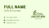 Green Building Tower Business Card Image Preview