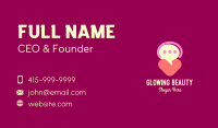 Heart Speech Bubble Business Card Image Preview