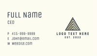 Luxury Pyramid Business Card Image Preview