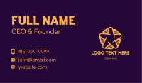 Golden Star Book Business Card Image Preview