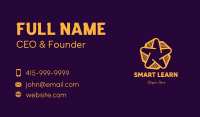 Golden Star Book Business Card Image Preview