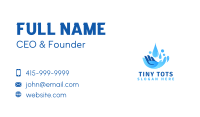 Hand Wash Sanitation Business Card Image Preview