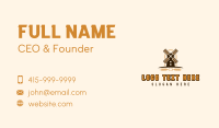Farmer Windmill Flour Business Card Preview