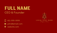 Gold Christmas Tree Business Card Image Preview