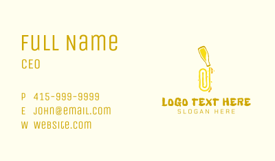 Juice Clip Business Business Card Image Preview