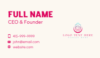 Face Massage Therapy Business Card Preview