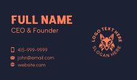 Hunting Fox Canine Business Card Preview