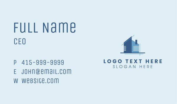 House Blueprint Structure Business Card Design Image Preview