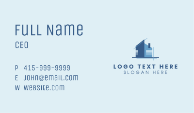 House Blueprint Structure Business Card Image Preview