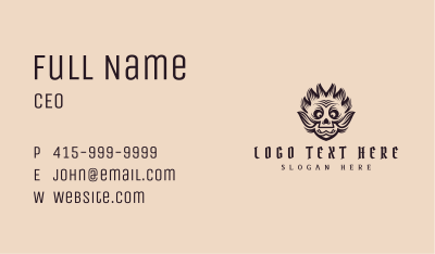 Skull Monster Streetwear Business Card Image Preview