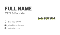 Hiphop Graphic Wordmark Business Card Image Preview