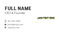 Hiphop Graphic Wordmark Business Card Image Preview