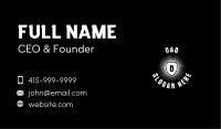 Grunge Letter Shield Business Card Image Preview