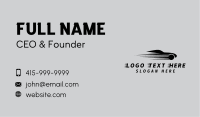 Black Sports Car Race Business Card Image Preview