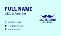 Cyberspace Moustache  Business Card Image Preview