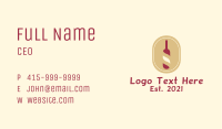 Wine Bar Bottle  Business Card Image Preview