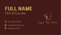 Gold Earrings Jewel Business Card Image Preview