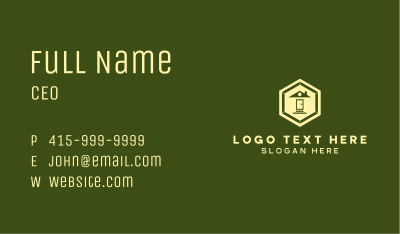 Hexagonal Home Realty Business Card Image Preview