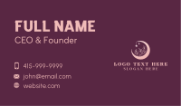 Moon Star Jewelry Business Card Design