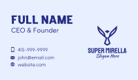 Blue Falcon Bird  Business Card Image Preview