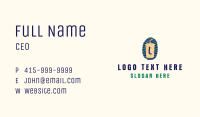 Rustic Soda Kiosk Letter Business Card Image Preview