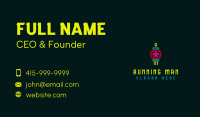 Neon Chinese Lantern Business Card Image Preview