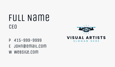 Drone Eye Camera Business Card Image Preview