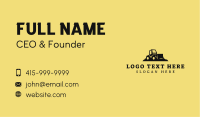 Front Loader Heavy Equipment Business Card Image Preview