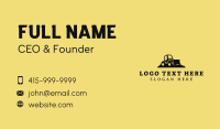 Front Loader Heavy Equipment Business Card Image Preview