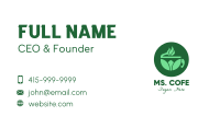 Organic Green Tea Business Card Image Preview