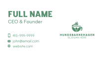 Organic Green Tea Business Card Image Preview