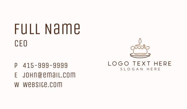 Scented Candle Decor Business Card Design Image Preview