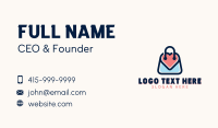 Heart Shopping Market Business Card Preview