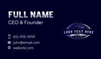 Automobile Polishing Garage Business Card Preview