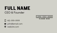 Generic Masculine Business Business Card Preview