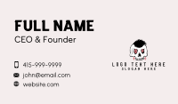 Lightning Punk Skull Business Card Preview