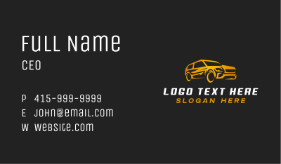 Auto Vehicle Garage Business Card Image Preview