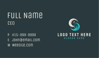 Moon Tidal Wave Business Card Image Preview