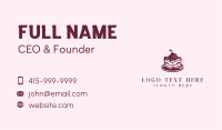 Cake Slice Bakery Business Card Image Preview