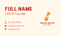 Cheesy Pizza Slice  Business Card Image Preview