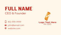 Cheesy Pizza Slice  Business Card Image Preview